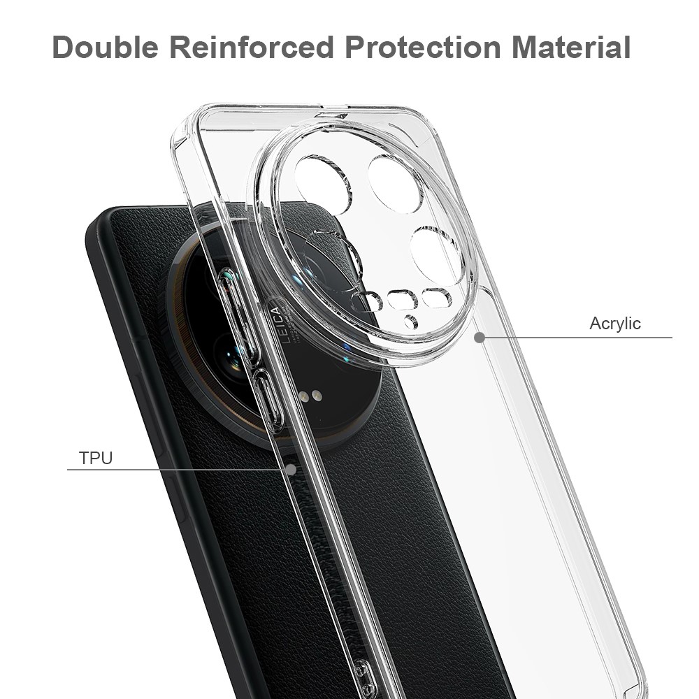 Xiaomi 14 Ultra Skal TPU / Akryl Shockproof Transparent