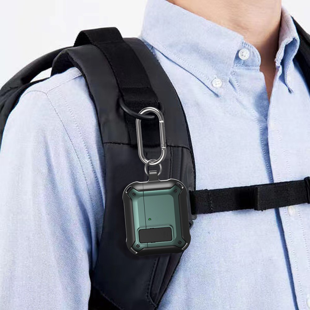 AirPods 4 Skal Shockproof Hybrid Armor Röd