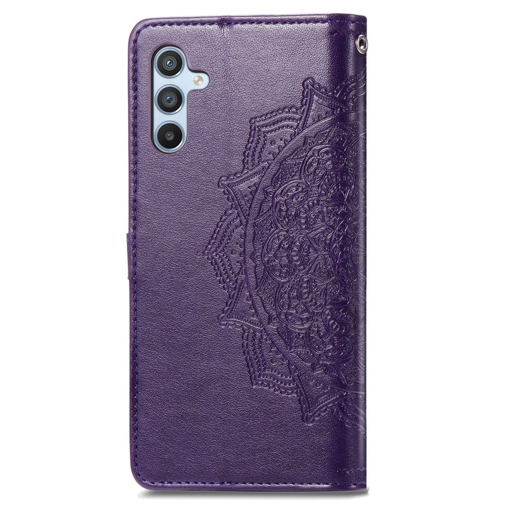 Samsung Galaxy A36 5G/A56 5G Fodral Mandala Läder Lila