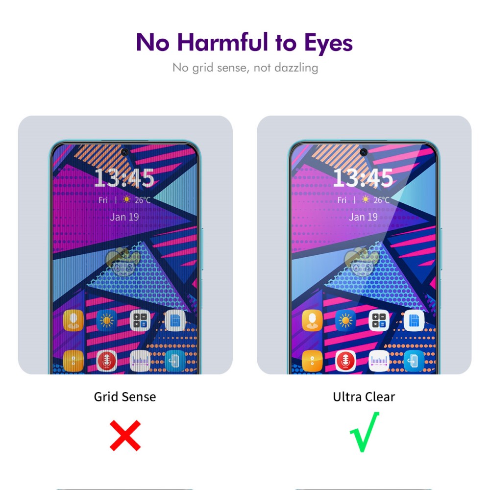 ENKAY Galaxy A56 5G/A36 5G Skärmskydd Heltäckande Privacy