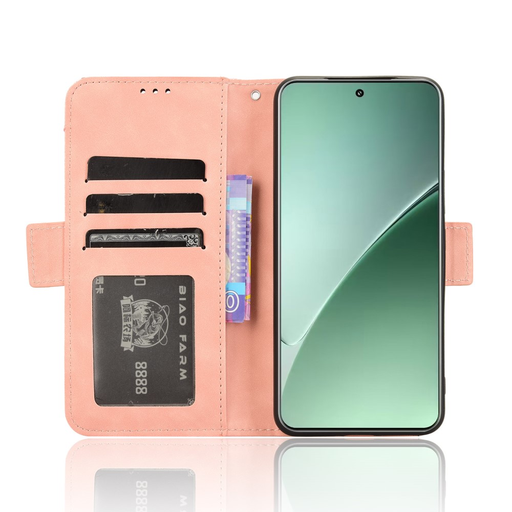 Xiaomi 15 Fodral Med Avtagbart Kortfodral Rosa
