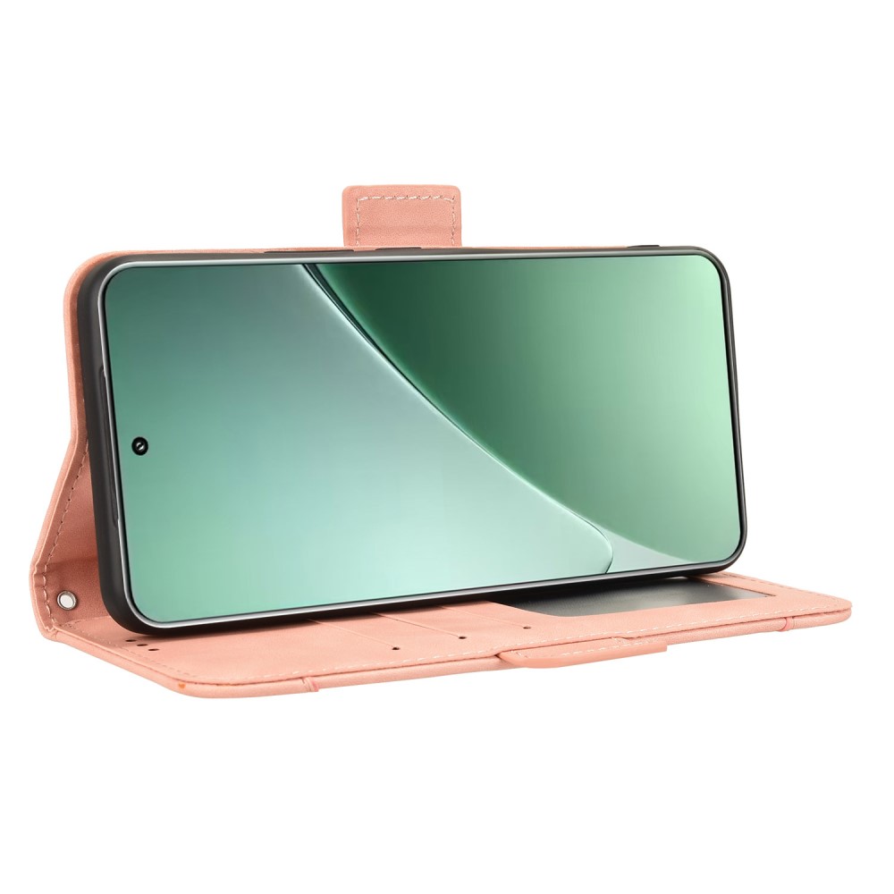 Xiaomi 15 Fodral Med Avtagbart Kortfodral Rosa
