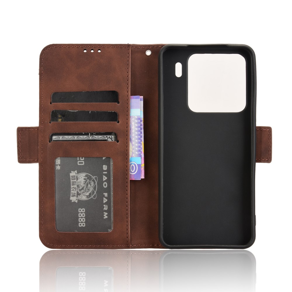Xiaomi 15 Fodral Med Avtagbart Kortfodral Brun