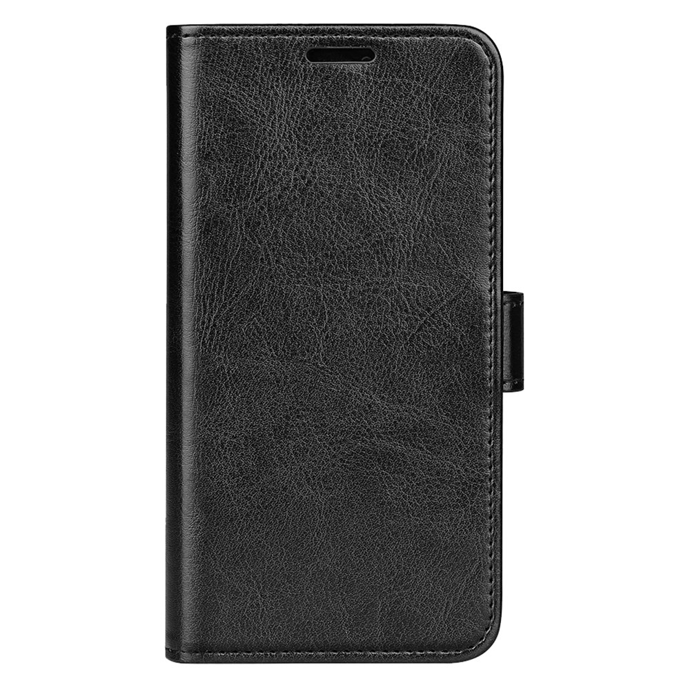 Google Pixel 9a Fodral Crazy Horse Läder Svart