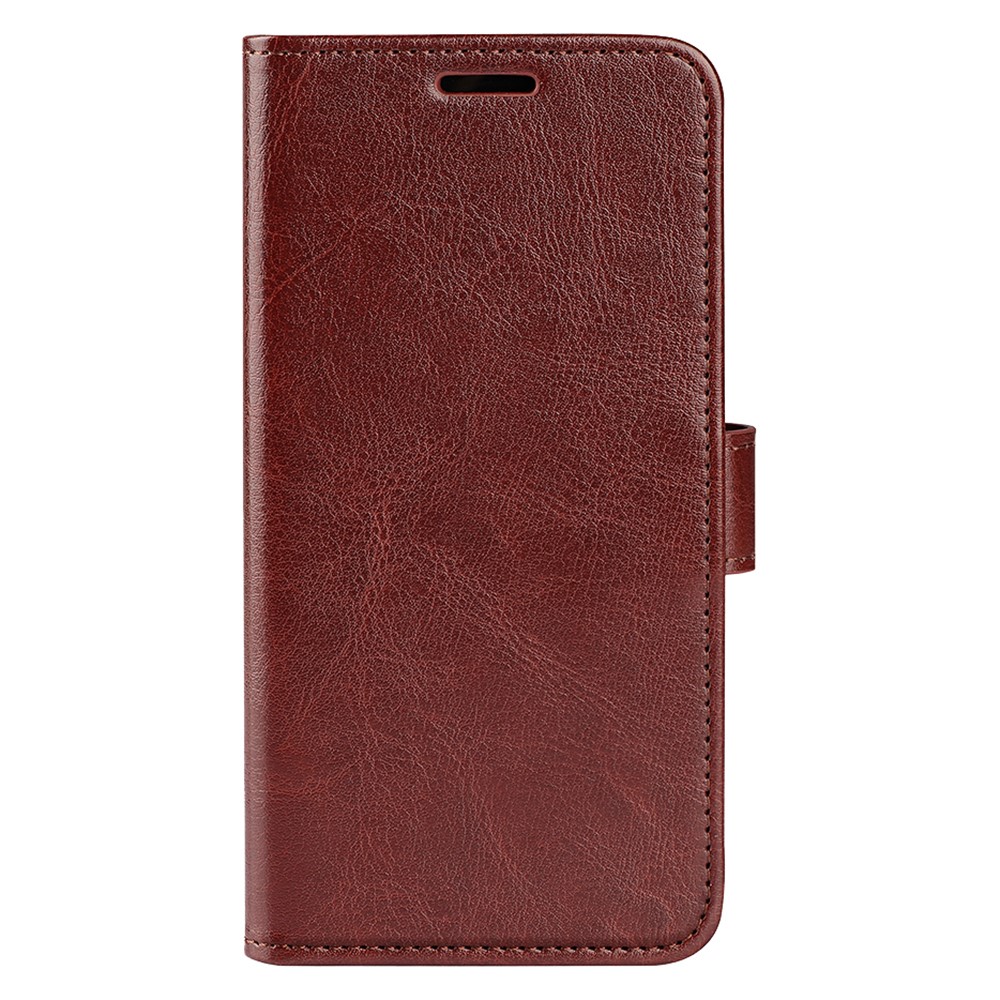 Google Pixel 9a Fodral Crazy Horse Läder Brun