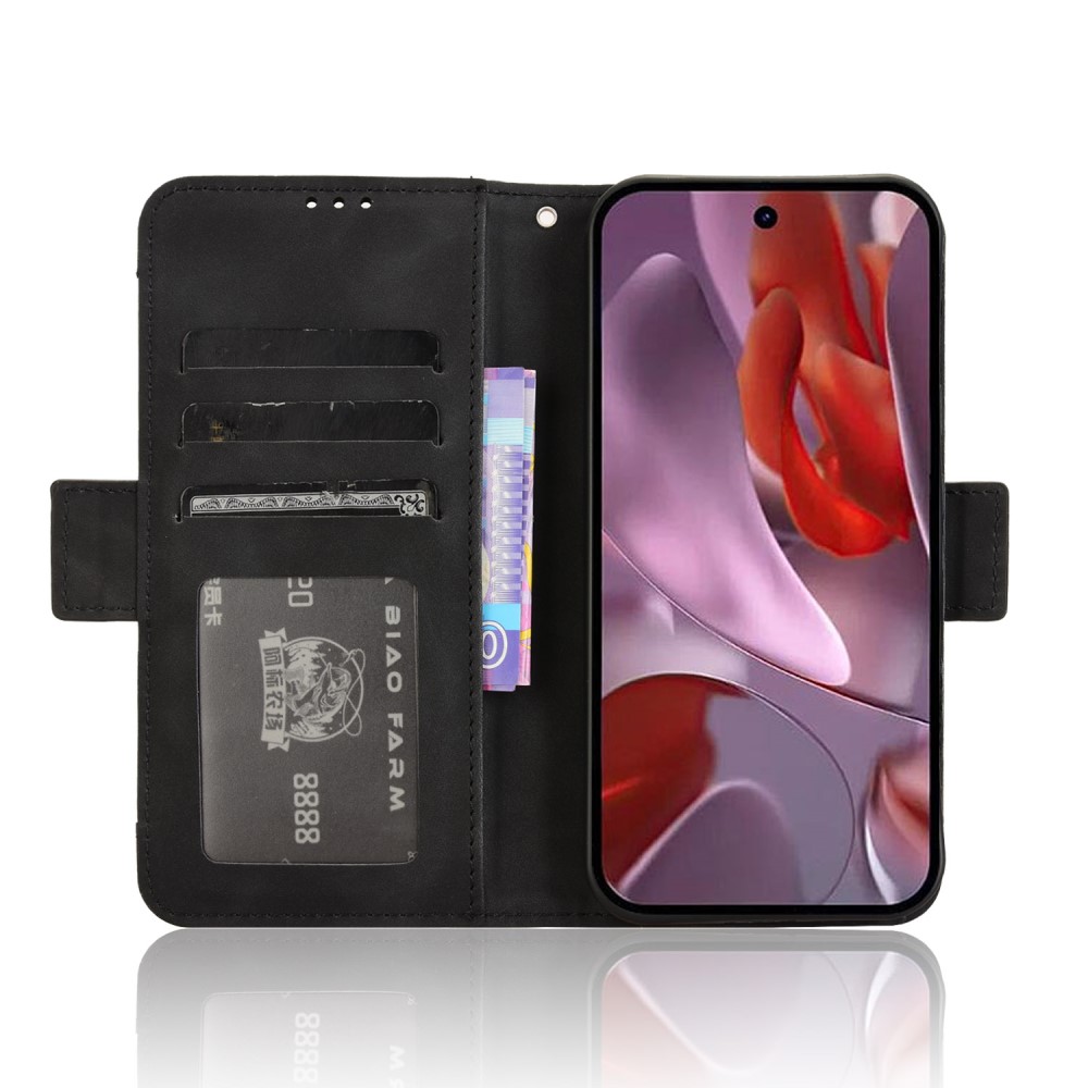 Google Pixel 9a Fodral Med Avtagbart Kortfodral Svart
