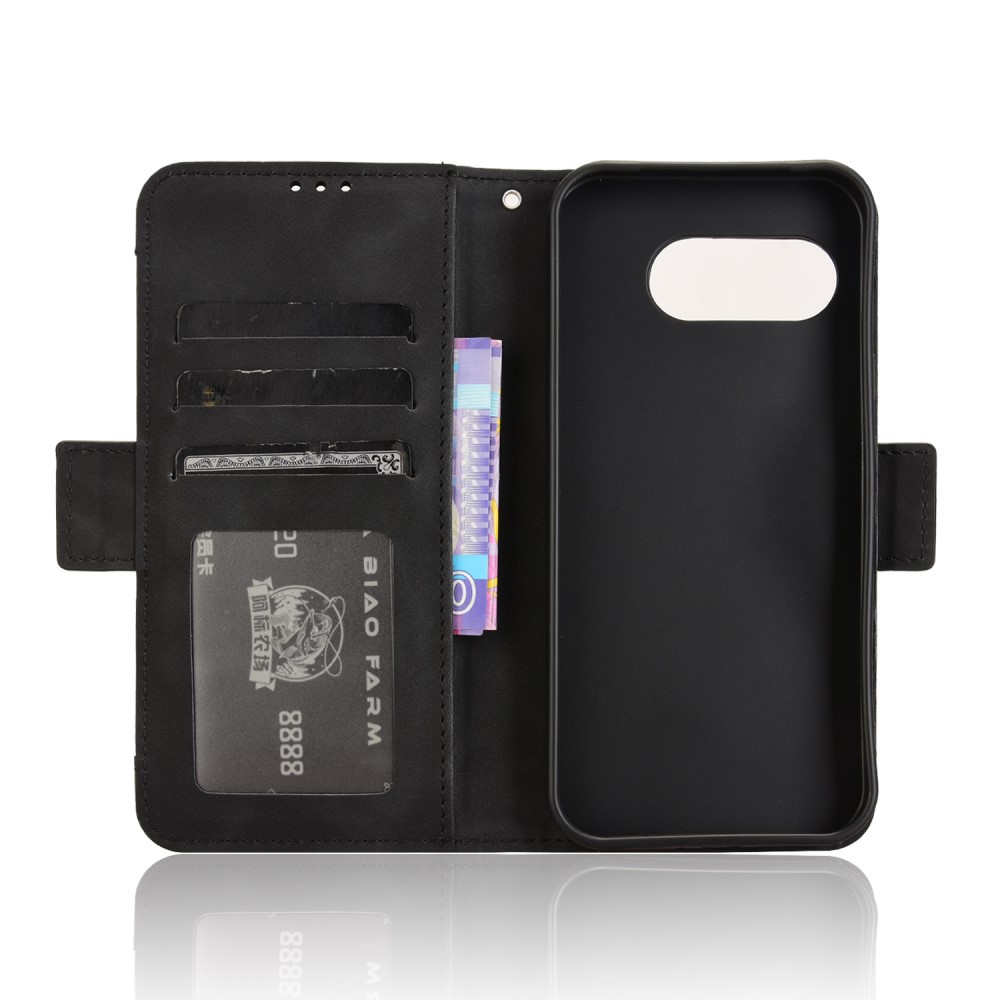 Google Pixel 9a Fodral Med Avtagbart Kortfodral Svart