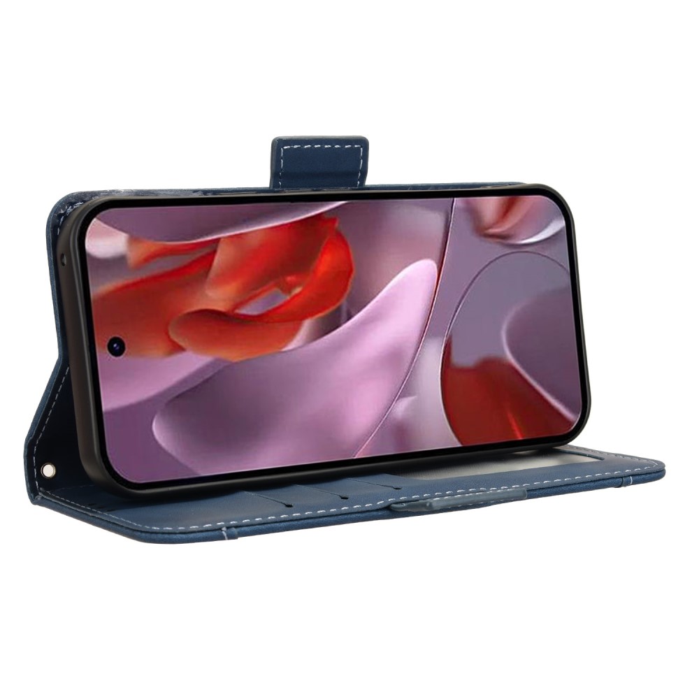 Google Pixel 9a Fodral Med Avtagbart Kortfodral Blå