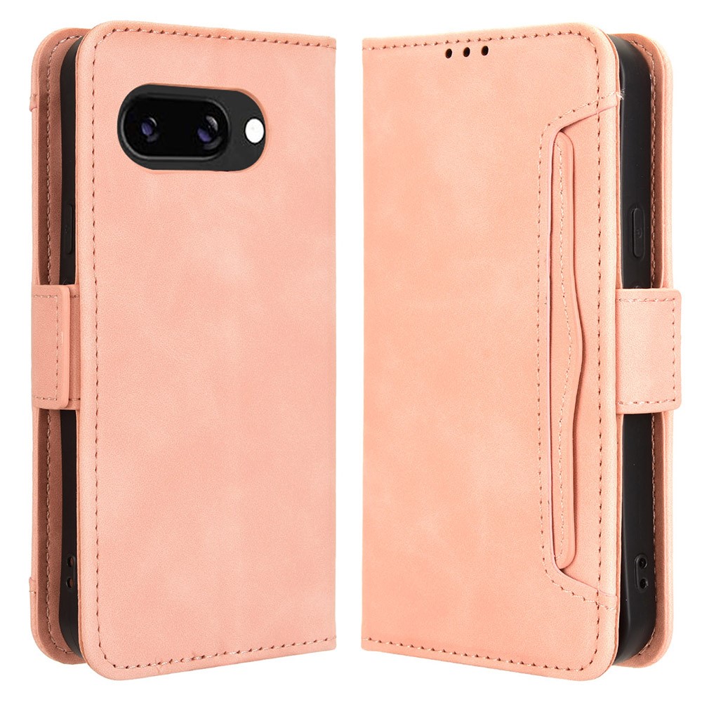 Google Pixel 9a Fodral Med Avtagbart Kortfodral Rosa
