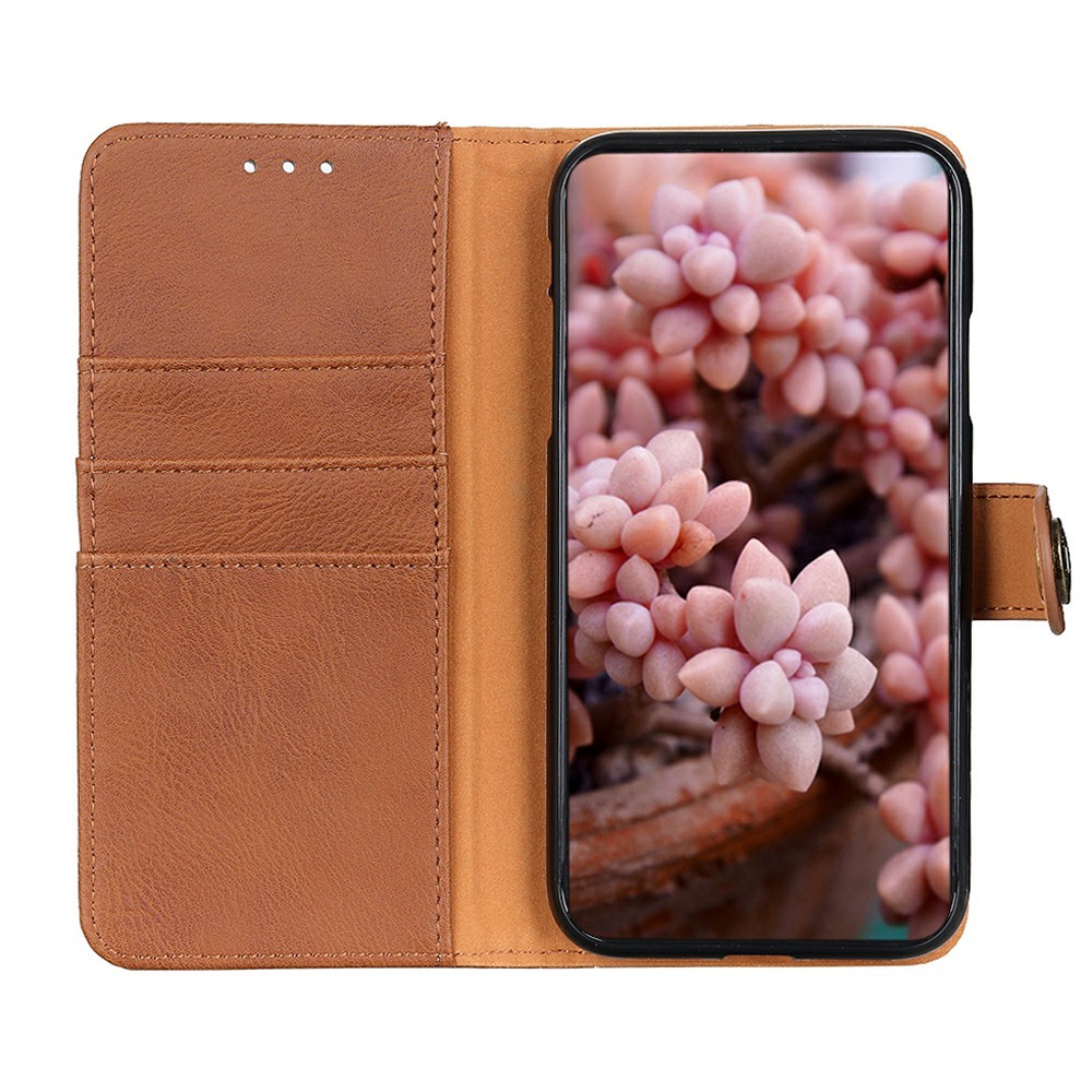 KHAZNEH Google Pixel 9a Fodral Läder Brun