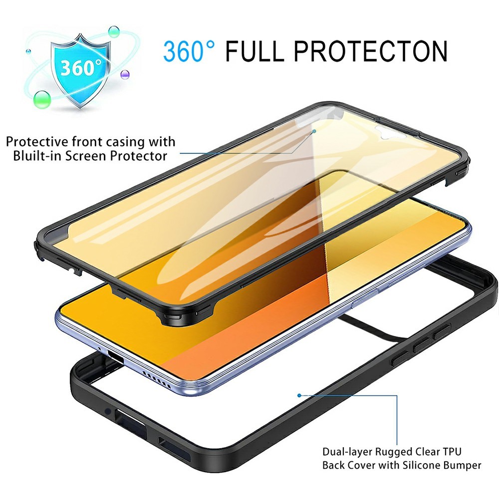 Xiaomi 15 Skal 360° Hybrid Defense Svart