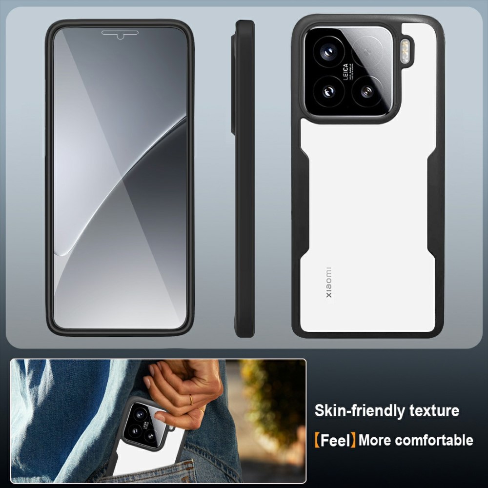 Xiaomi 15 Skal 360° Hybrid Defense Svart