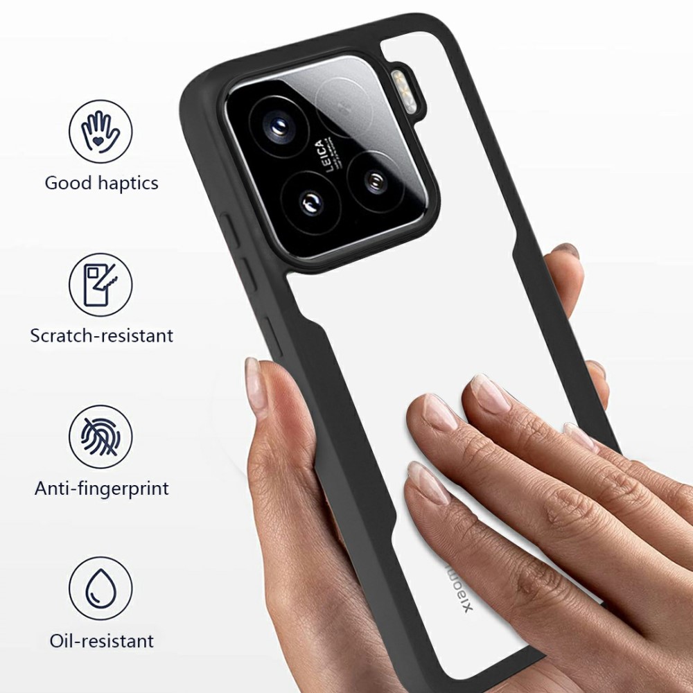 Xiaomi 15 Skal 360° Hybrid Defense Svart