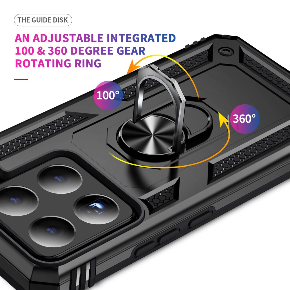 Xiaomi 15 Skal Shockproof Hybrid Ring Svart