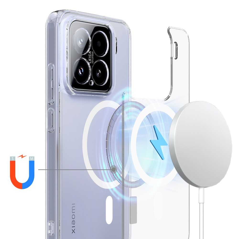 Xiaomi 15 Skal MagSafe Hybrid Transparent