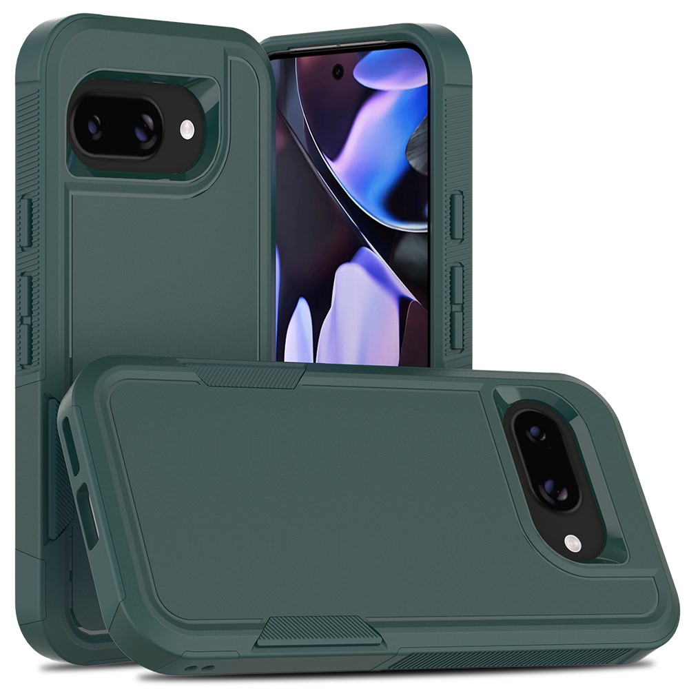 Google Pixel 9a Skal Extreme Shockproof Hybrid Grön