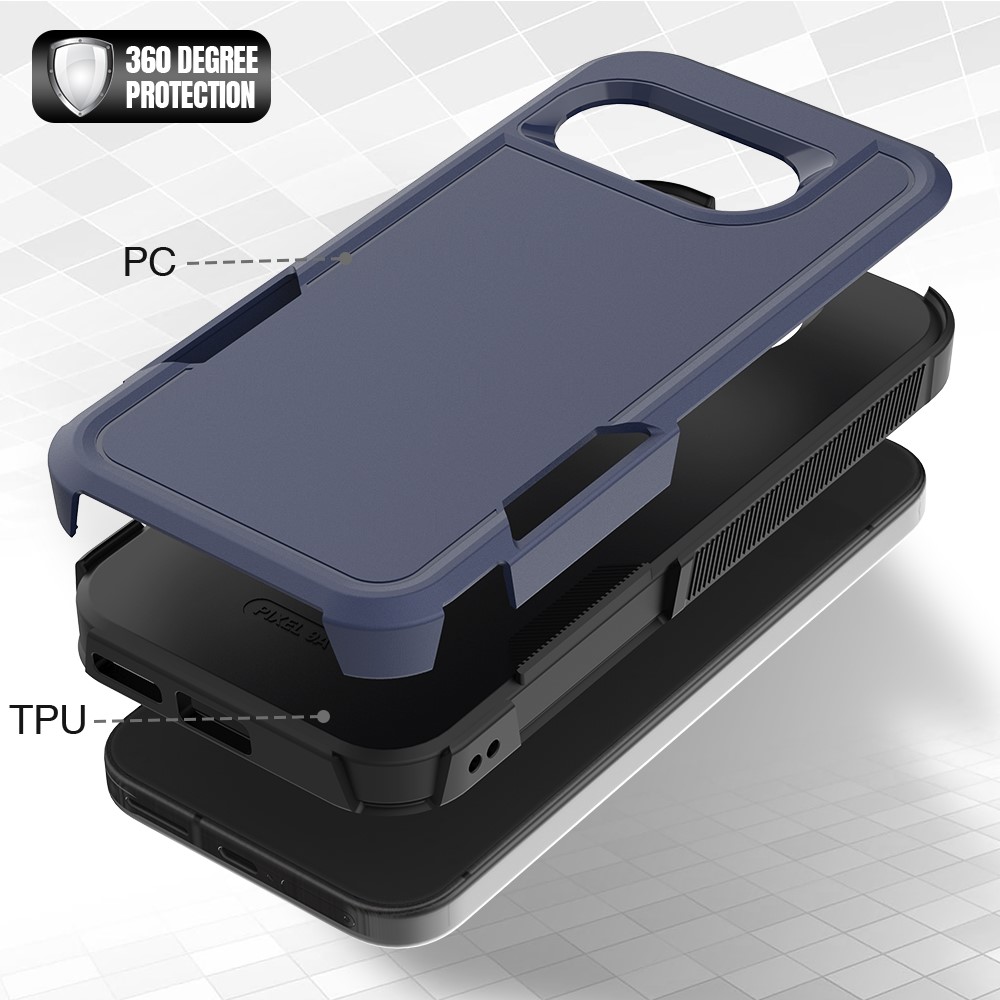 Google Pixel 9a Skal Extreme Shockproof Hybrid Blå