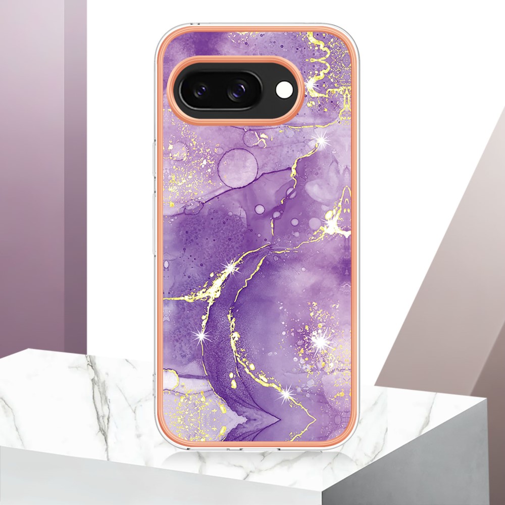 Google Pixel 9a Skal Marmor Lila
