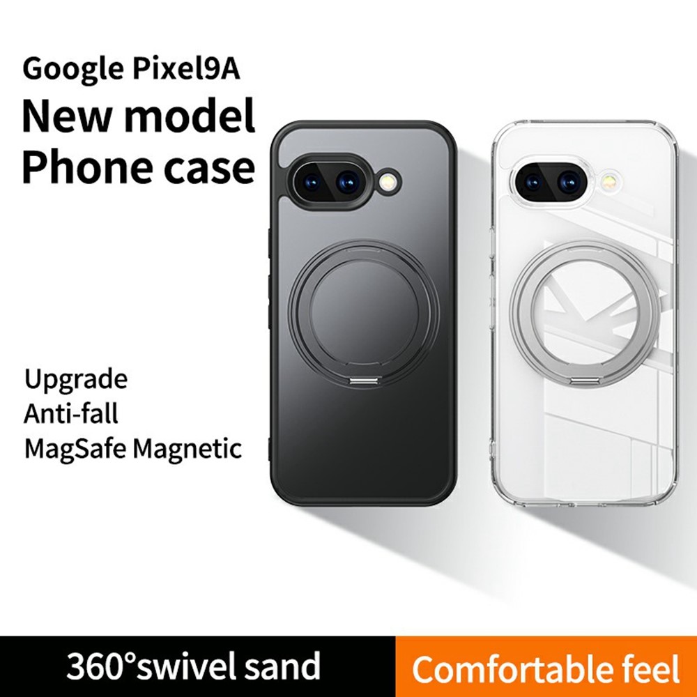 Google Pixel 9a Skal MagSafe Hybrid Kickstand Svart