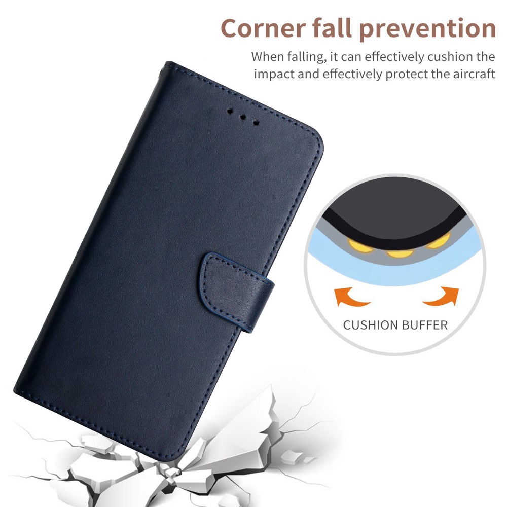 Xiaomi 15 Ultra Fodral Äkta Läder Blå