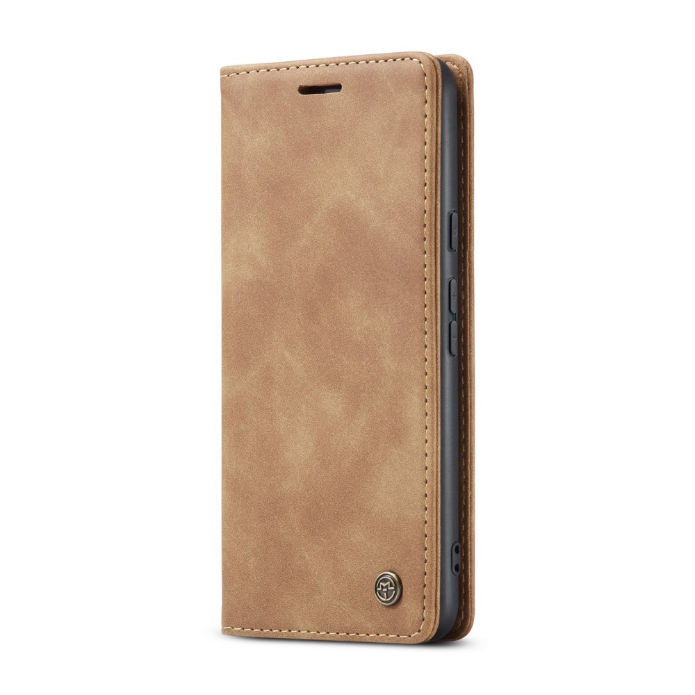 CASEME Google Pixel 9a Fodral Flip Retro Läder Brun