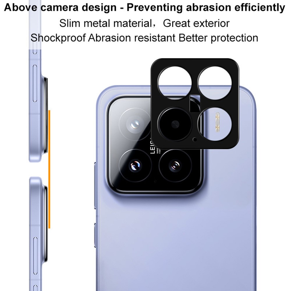 IMAK Xiaomi 15 Linsskydd Härdat Glas Svart