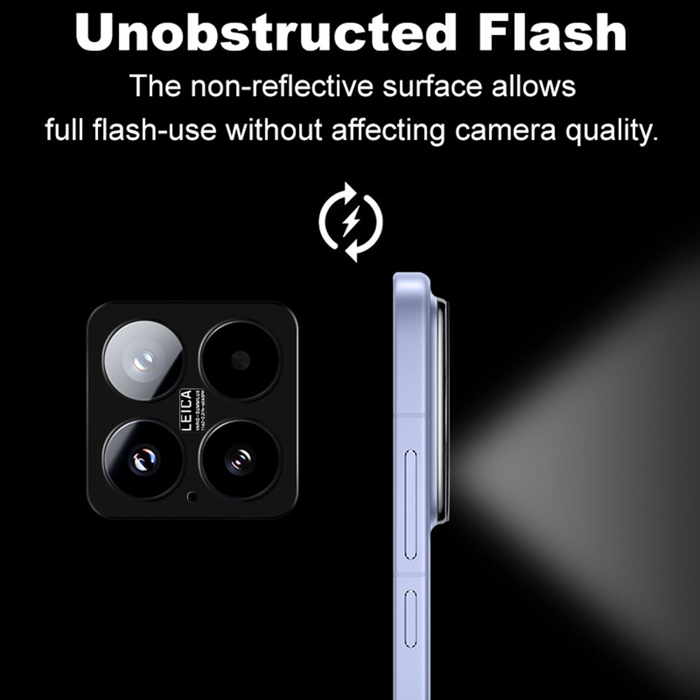 IMAK Xiaomi 15 Linsskydd Härdat Glas Svart