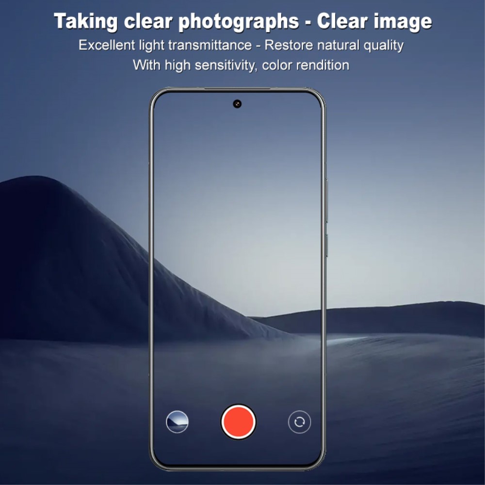 IMAK Xiaomi 15 Ultra Linsskydd Härdat Glas Svart