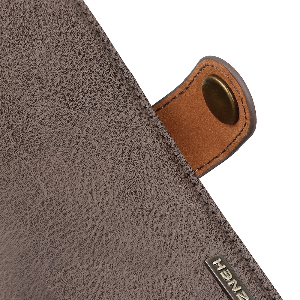 KHAZNEH Samsung Galaxy S25 Edge Fodral Läder Khaki