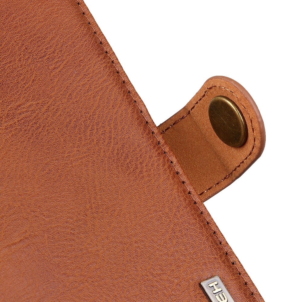 KHAZNEH Samsung Galaxy S25 Edge Fodral Läder Brun