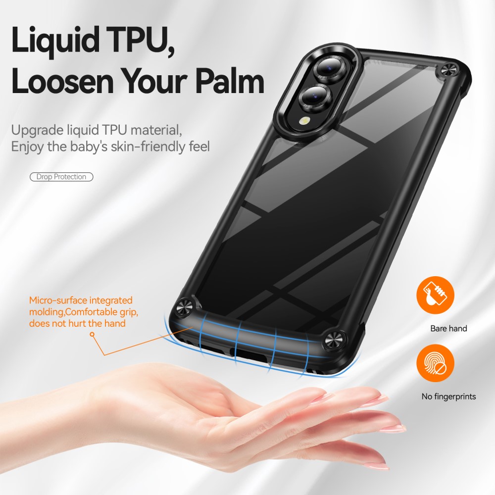 Samsung Galaxy S25 Edge Skal Xtreme Shockproof Hybrid Svart
