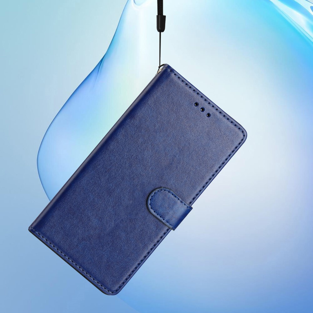 Samsung Galaxy S25 Edge Fodral Läder Blå