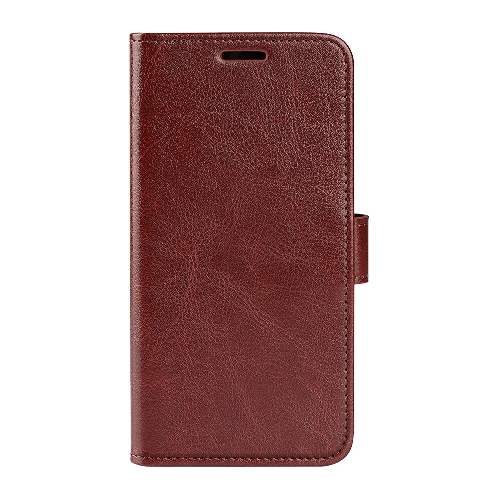 Samsung Galaxy S25 Edge Fodral Crazy Horse Läder Brun