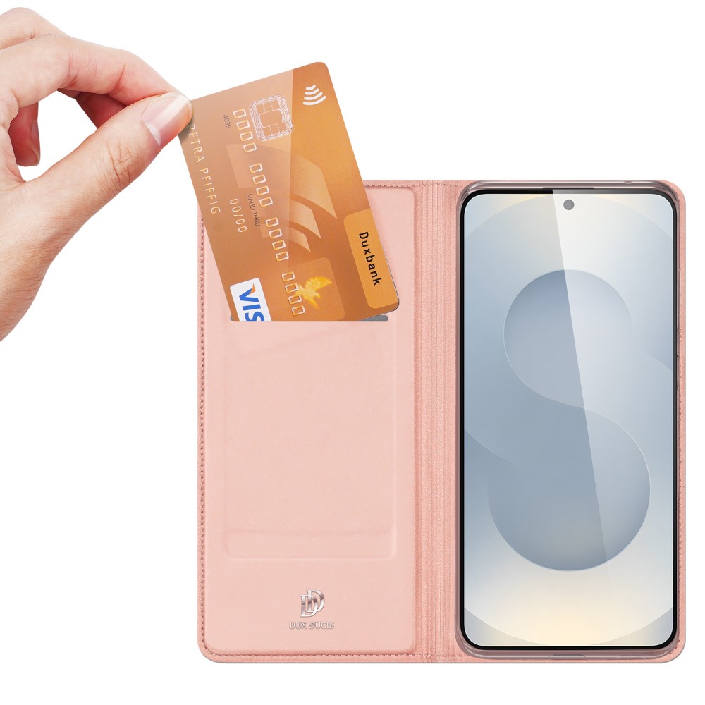 DUX DUCIS Samsung Galaxy S25 Edge Fodral Skin Pro Roséguld