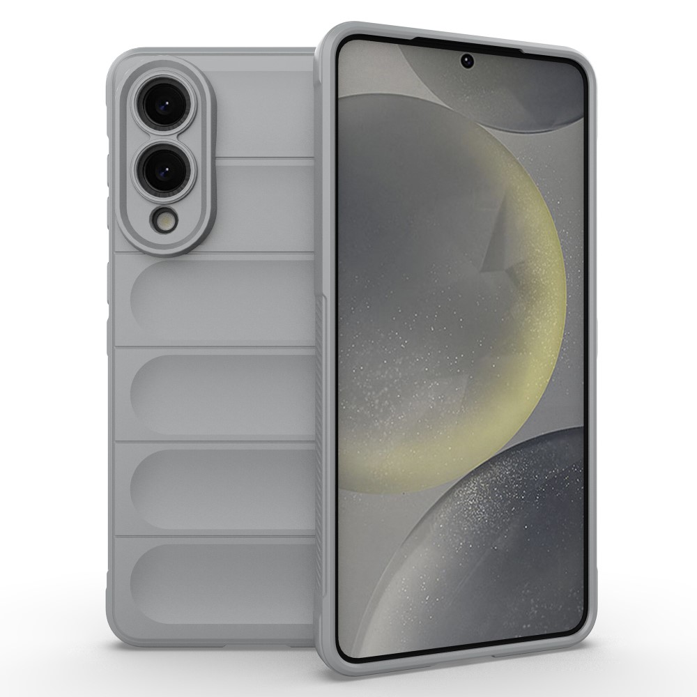 Samsung Galaxy S25 Edge Skal Magic Shield Ljus Grå