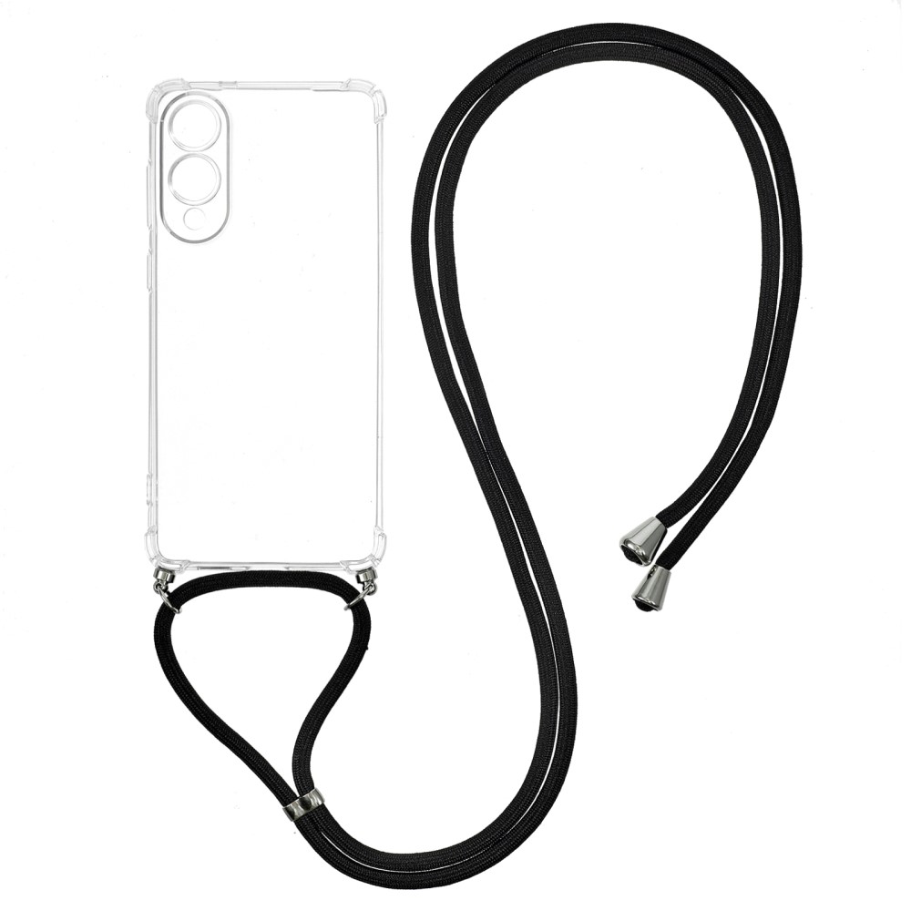 Samsung Galaxy S25 Edge Skal Med Mobilsnöre Transparent