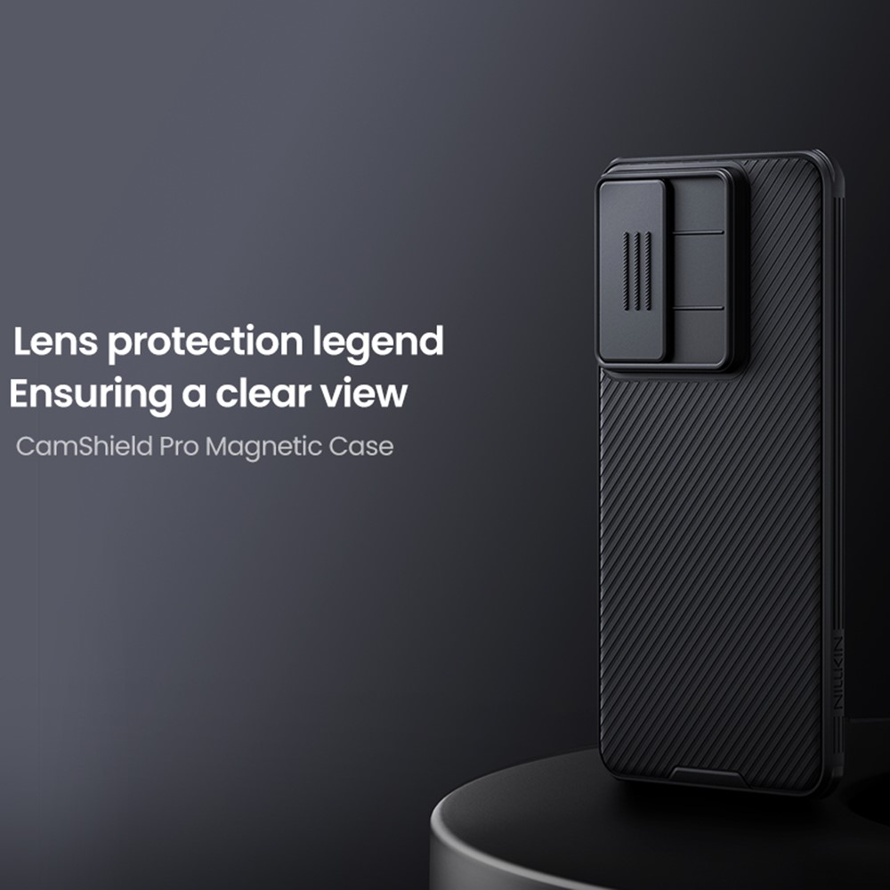 NILLKIN Galaxy S25 Edge Skal MagSafe CamShield Pro Svart