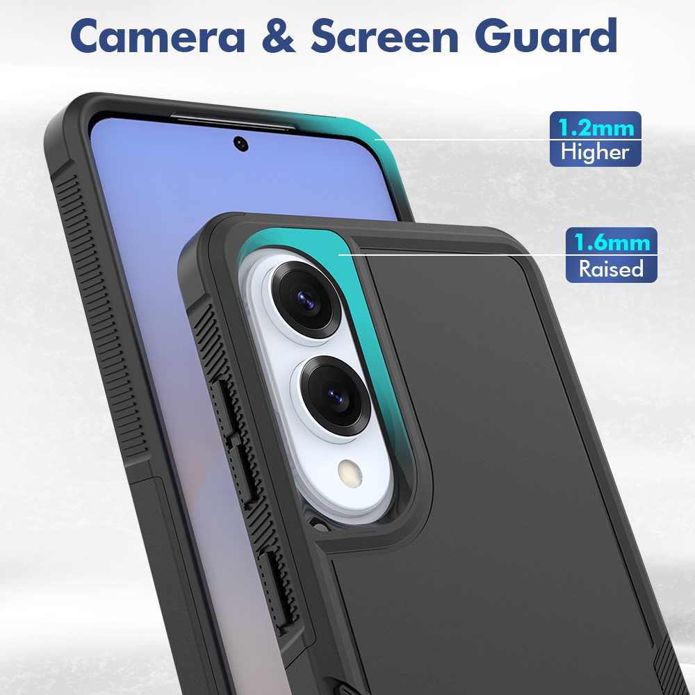 Samsung Galaxy S25 Edge Skal Extreme Shockproof Hybrid Svart