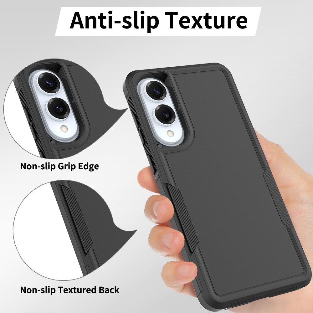 Samsung Galaxy S25 Edge Skal Extreme Shockproof Hybrid Svart