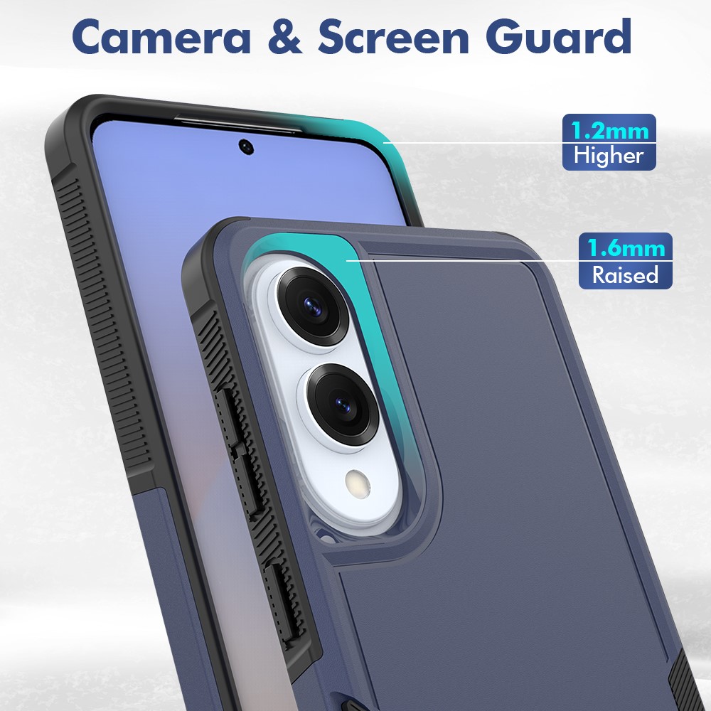 Samsung Galaxy S25 Edge Skal Extreme Shockproof Hybrid Blå