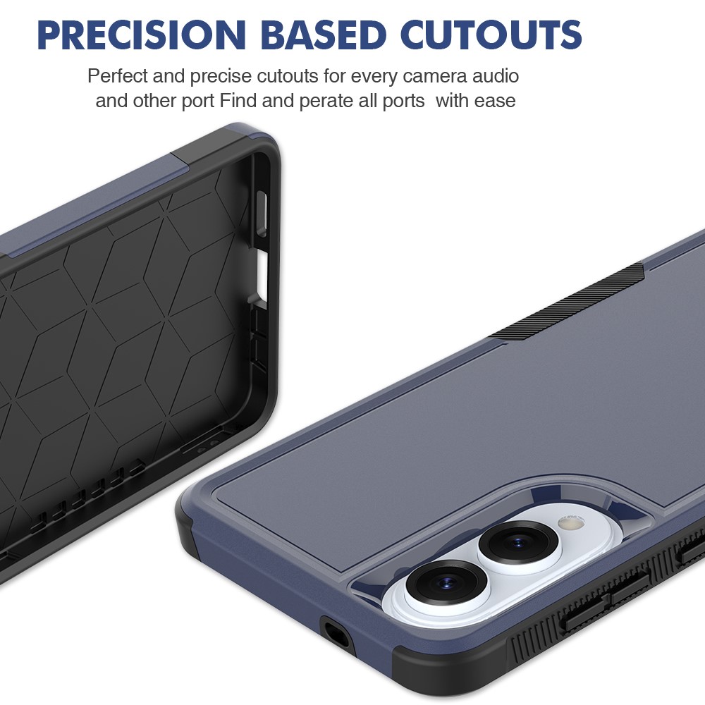 Samsung Galaxy S25 Edge Skal Extreme Shockproof Hybrid Blå