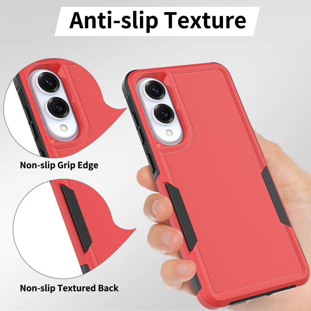 Samsung Galaxy S25 Edge Skal Extreme Shockproof Hybrid Röd