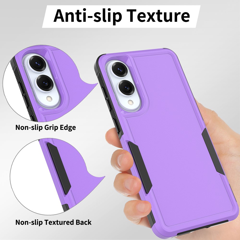 Samsung Galaxy S25 Edge Skal Extreme Shockproof Hybrid Lila
