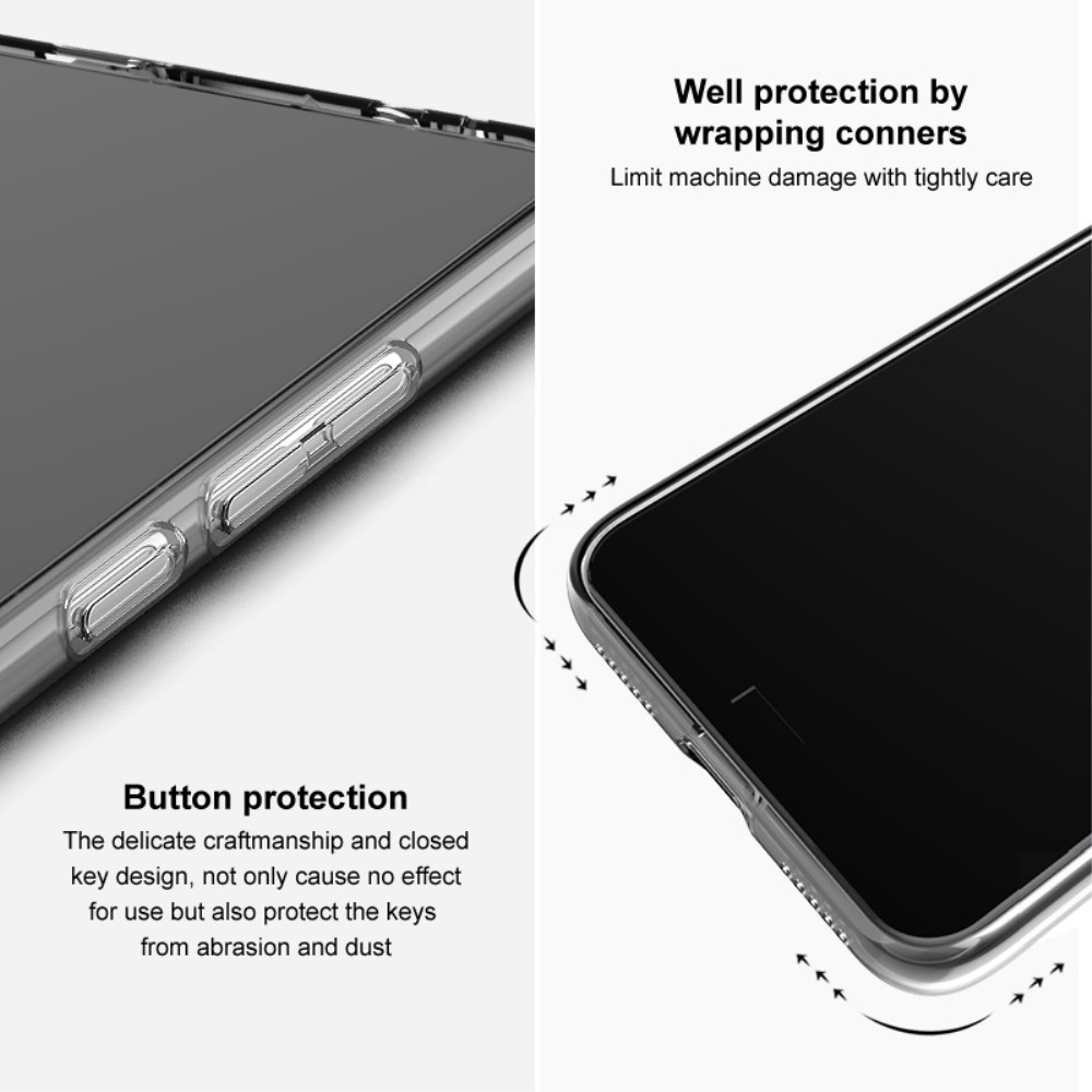 IMAK Samsung Galaxy S25 Edge Skal Shockproof Transparent