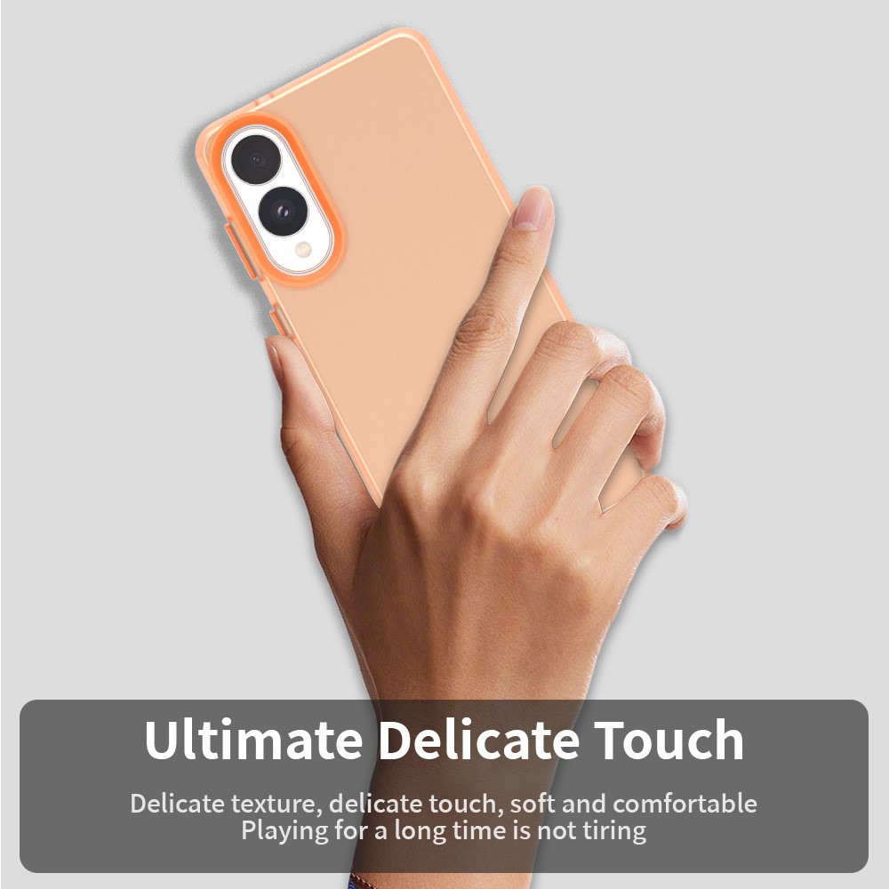 Samsung Galaxy S25 Edge Skal Slim Matt Orange