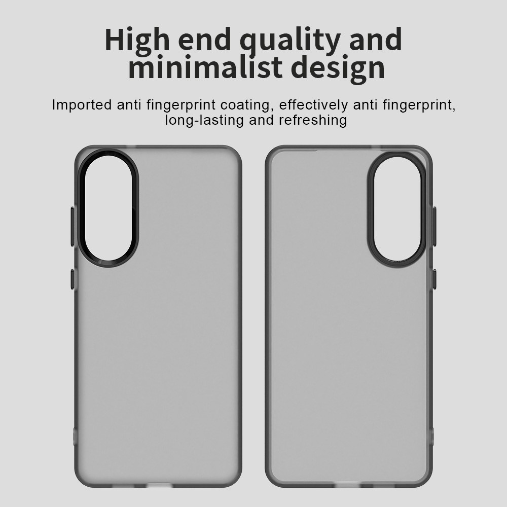 Samsung Galaxy S25 Edge Skal Slim Matt Svart