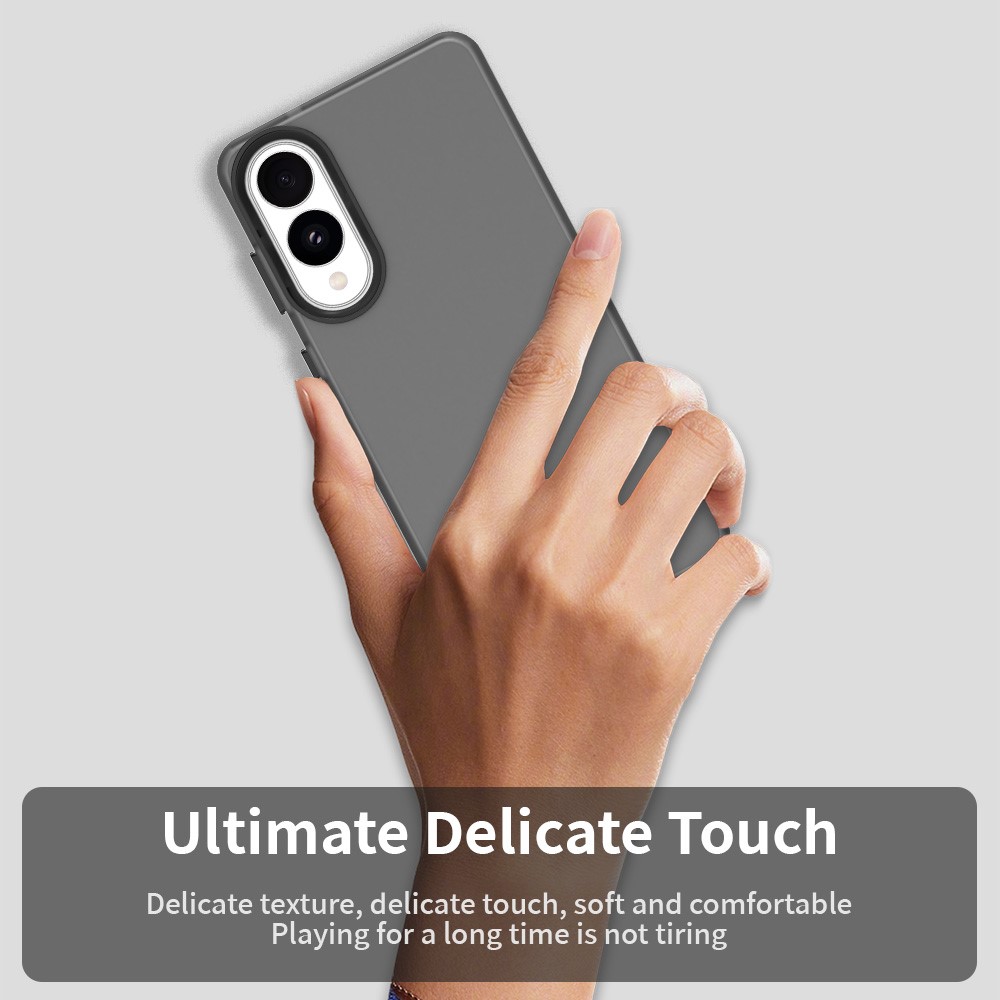 Samsung Galaxy S25 Edge Skal Slim Matt Svart