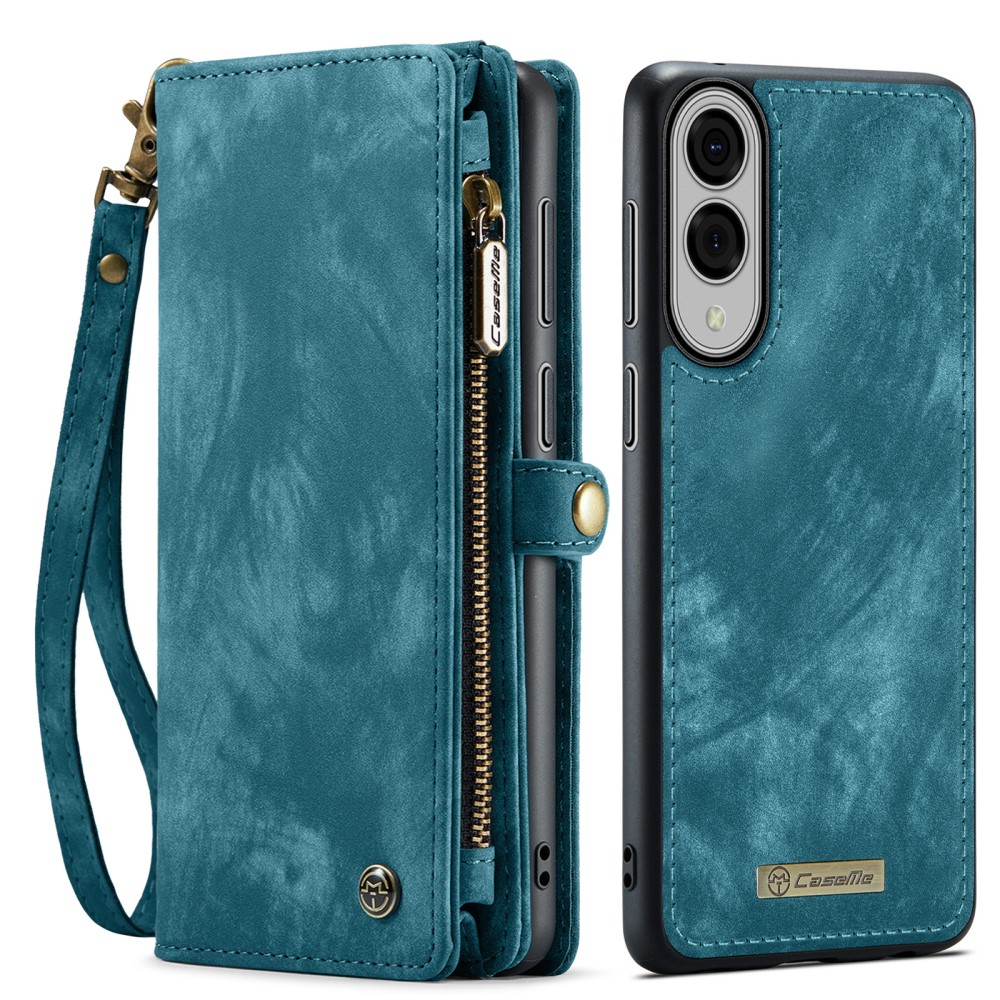 CASEME Samsung Galaxy S25 Edge Fodral Multifuntionell Blå