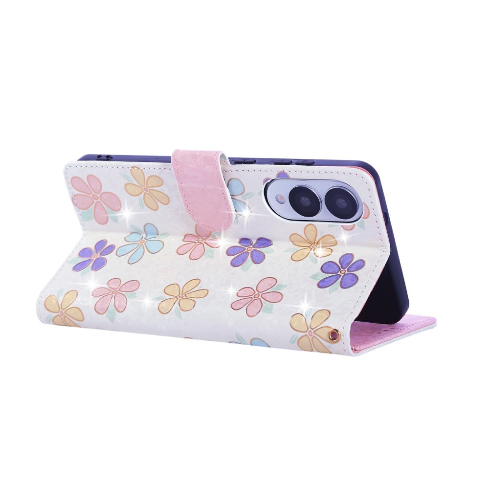 Samsung Galaxy S25 Edge Fodral RFID Färgglada blommor