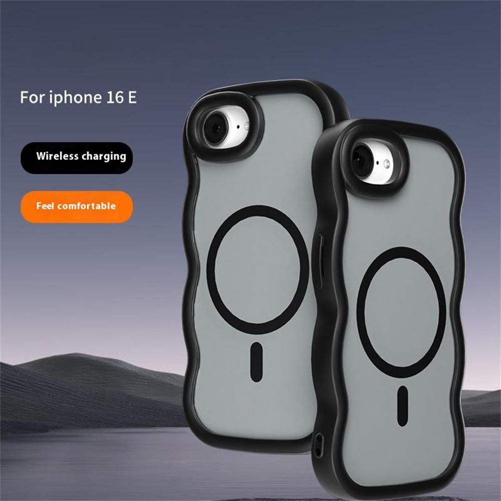 iPhone 16e Skal MagSafe Wavy Matt Lila